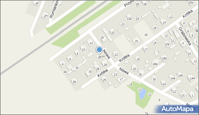 Duczki, Przytorowa, 16, mapa Duczki