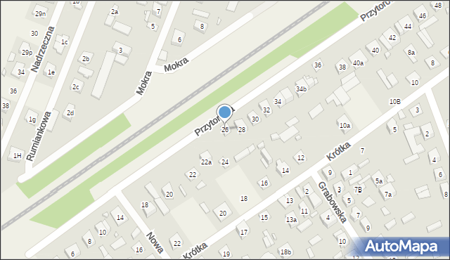 Duczki, Przytorowa, 26, mapa Duczki