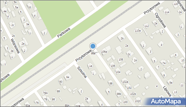 Duczki, Przytorowa, 98a, mapa Duczki