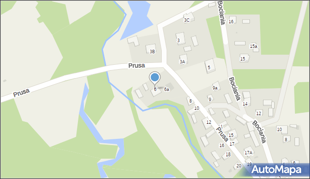 Dyszów, Prusa Bolesława, 6, mapa Dyszów