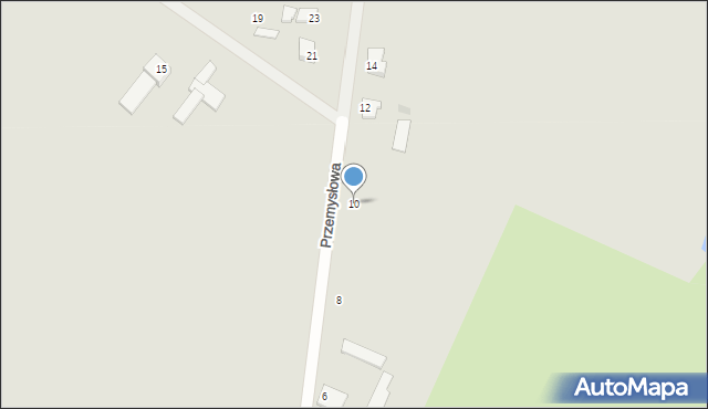 Działdowo, Przemysłowa, 10, mapa Działdowo