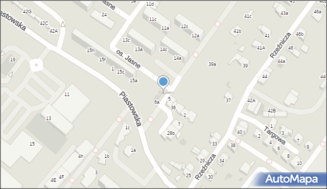 Dzierżoniów, Przesmyk, 6B, mapa Dzierżoniów