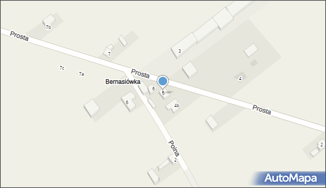 Dzietrzkowice, Prosta, 5, mapa Dzietrzkowice