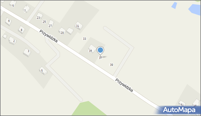 Egiertowo, Przywidzka, 37, mapa Egiertowo