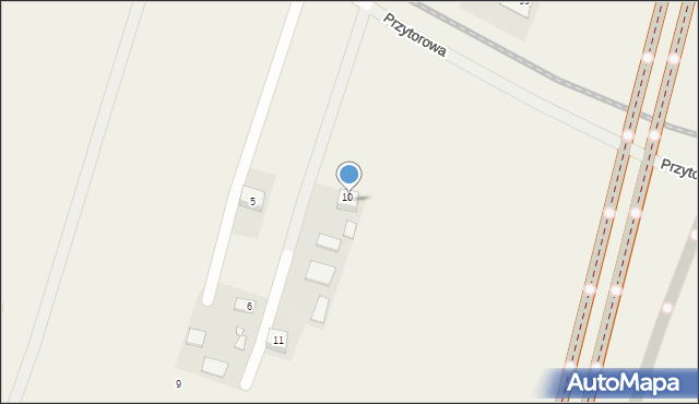 Fasty, Przytorowa, 10a, mapa Fasty