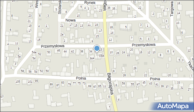 Frampol, Przemysłowa, 32A, mapa Frampol