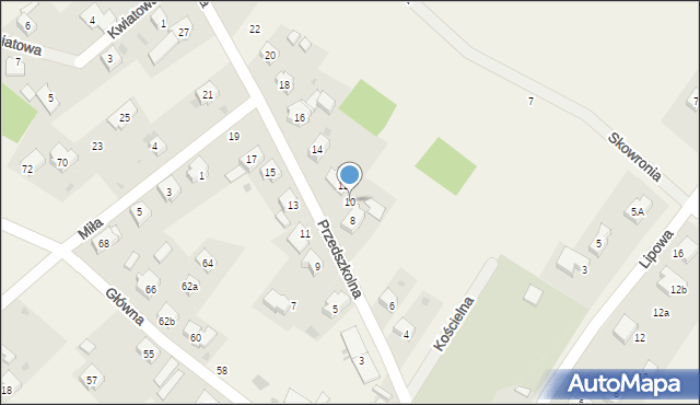 Gajków, Przedszkolna, 10, mapa Gajków