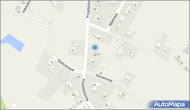 Gajków, Przedszkolna, 40, mapa Gajków