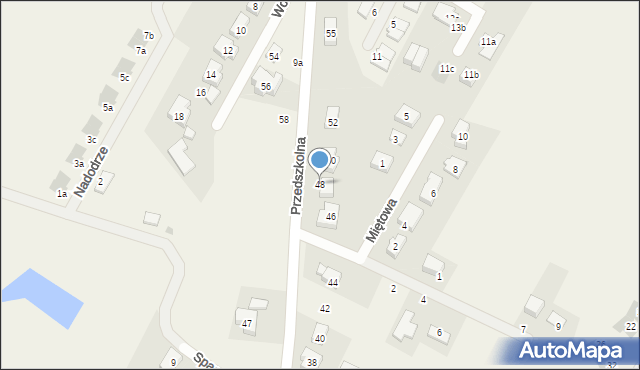 Gajków, Przedszkolna, 48, mapa Gajków