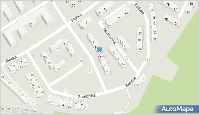 Gdańsk, Przemyska, 2A, mapa Gdańska