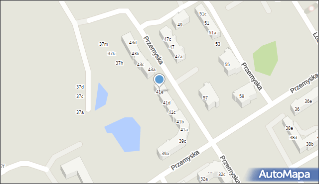 Gdańsk, Przemyska, 41e, mapa Gdańska