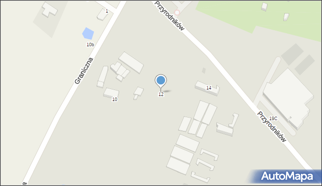 Gdańsk, Przyrodników, 12, mapa Gdańska