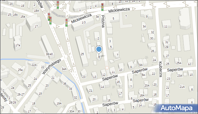 Gdańsk, Próżna, 6, mapa Gdańska