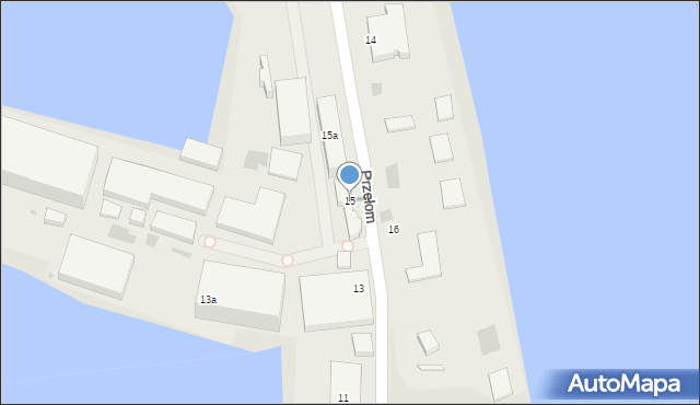 Gdańsk, Przełom, 15, mapa Gdańska