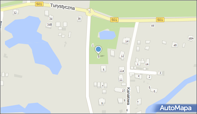 Gdańsk, Przegalińska, 3, mapa Gdańska