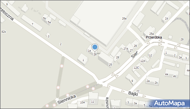 Gdańsk, Przetoczna, 1b, mapa Gdańska