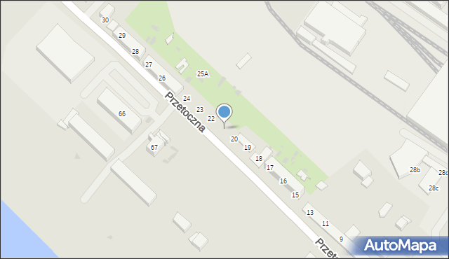 Gdańsk, Przetoczna, 21, mapa Gdańska