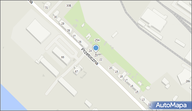 Gdańsk, Przetoczna, 23, mapa Gdańska