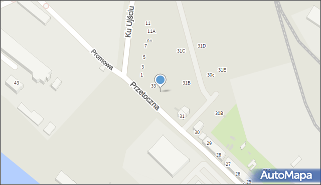 Gdańsk, Przetoczna, 34, mapa Gdańska