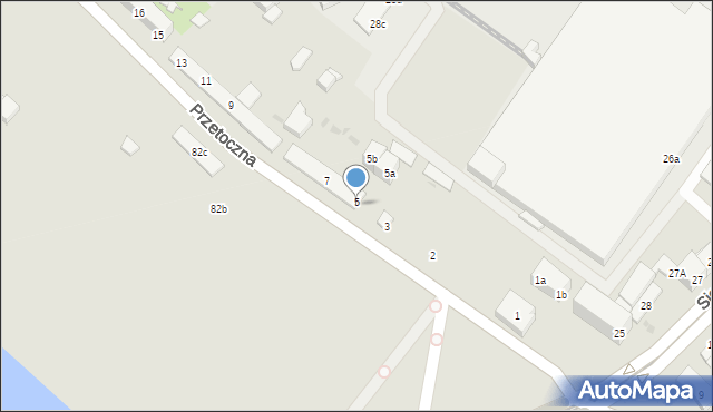 Gdańsk, Przetoczna, 5, mapa Gdańska