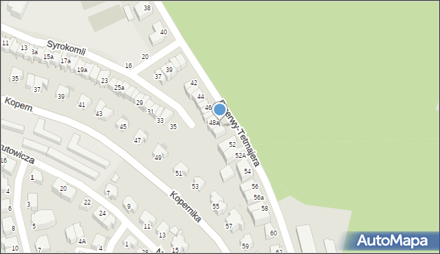 Gdynia, Przerwy-Tetmajera Kazimierza, 50, mapa Gdyni