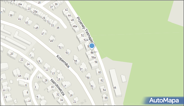 Gdynia, Przerwy-Tetmajera Kazimierza, 56, mapa Gdyni