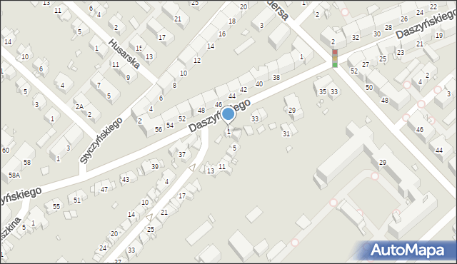 Gliwice, Prusa Bolesława, 1, mapa Gliwic