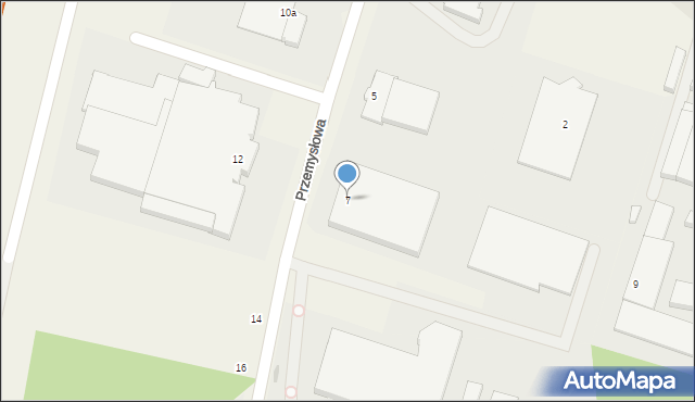 Głobino, Przemysłowa, 7, mapa Głobino