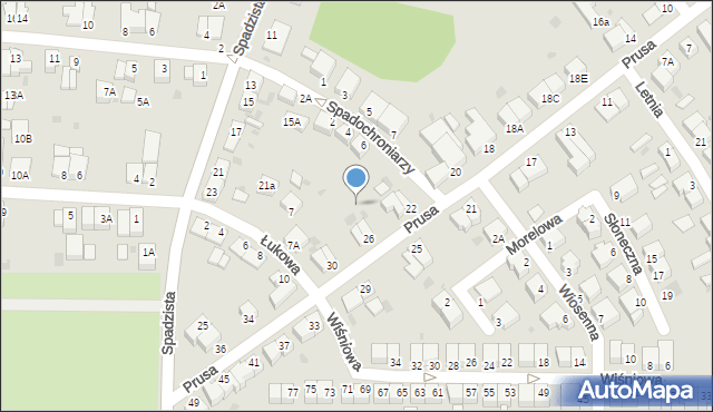 Głogów, Prusa Bolesława, 26a, mapa Głogów