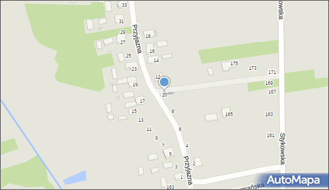 Głogów Małopolski, Przyjazna, 10, mapa Głogów Małopolski