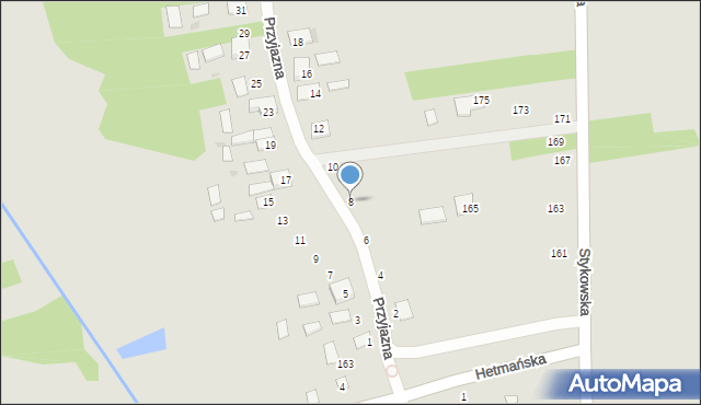 Głogów Małopolski, Przyjazna, 8, mapa Głogów Małopolski