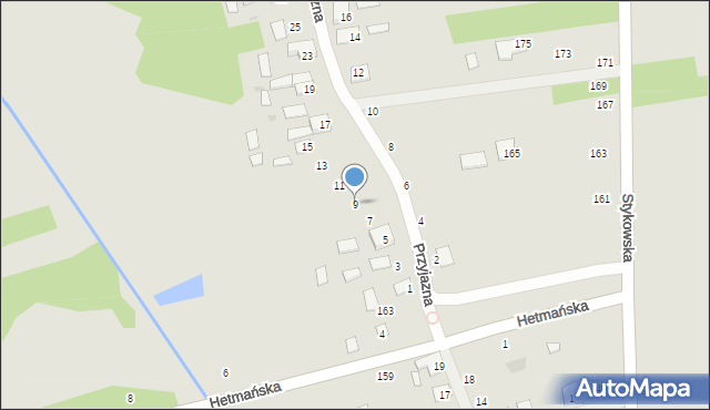 Głogów Małopolski, Przyjazna, 9, mapa Głogów Małopolski