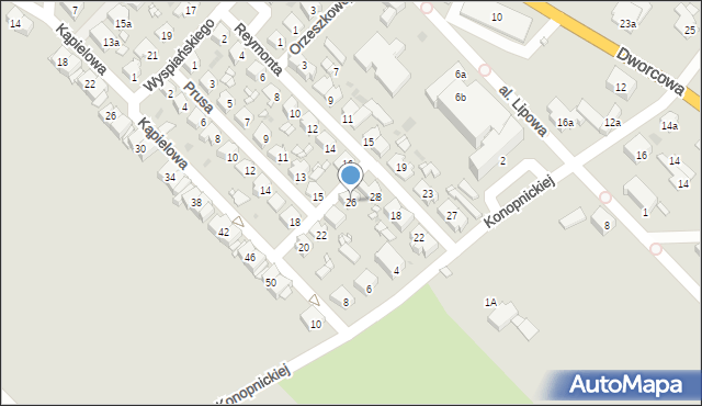 Głogówek, Prusa, 26, mapa Głogówek