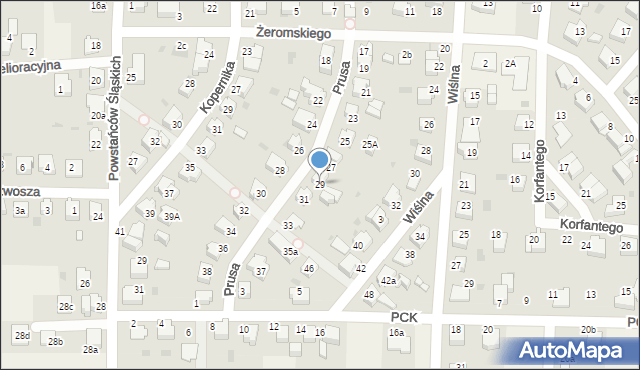 Goczałkowice-Zdrój, Prusa Bolesława, 29, mapa Goczałkowice-Zdrój
