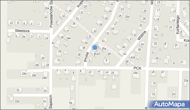 Goczałkowice-Zdrój, Prusa Bolesława, 37, mapa Goczałkowice-Zdrój
