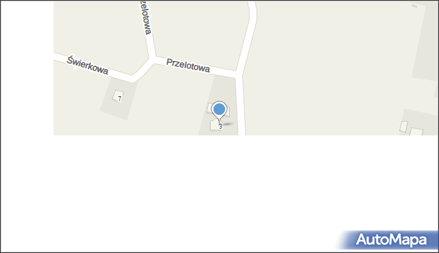 Goleszów, Przelotowa, 3, mapa Goleszów