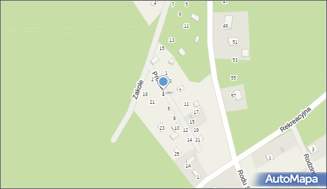 Gołubie, Prosta, 4, mapa Gołubie