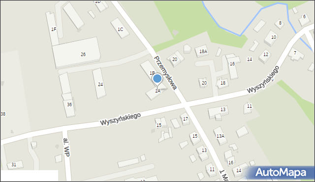 Górowo Iławeckie, Przemysłowa, 1A, mapa Górowo Iławeckie