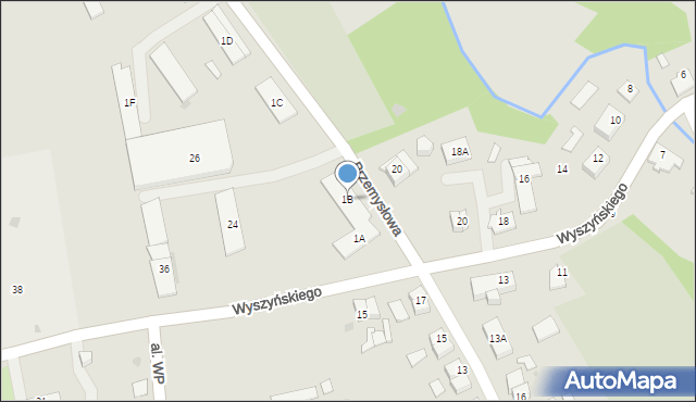 Górowo Iławeckie, Przemysłowa, 1B, mapa Górowo Iławeckie
