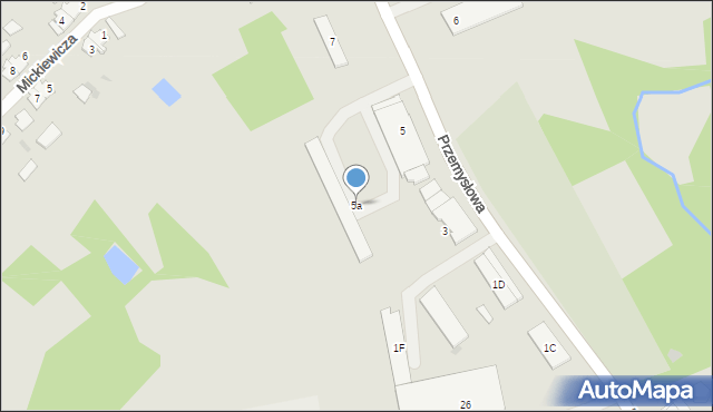 Górowo Iławeckie, Przemysłowa, 5a, mapa Górowo Iławeckie