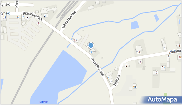 Gorzkowice, Przedborska, 3, mapa Gorzkowice