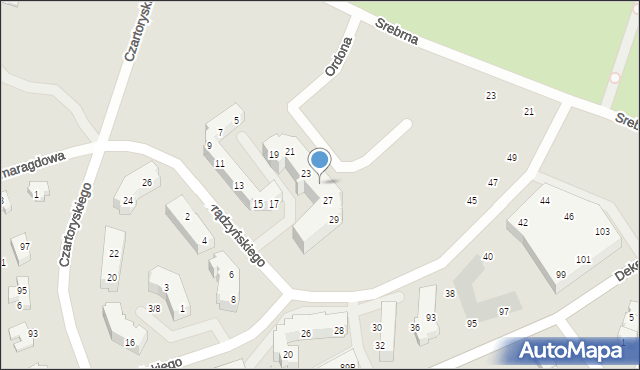 Gorzów Wielkopolski, Prądzyńskiego Ignacego, gen., 25, mapa Gorzów Wielkopolski