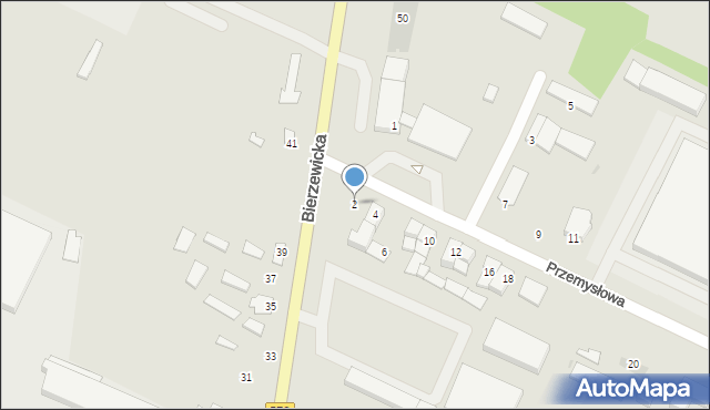 Gostynin, Przemysłowa, 2, mapa Gostynin