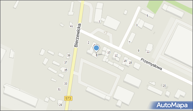 Gostynin, Przemysłowa, 6, mapa Gostynin