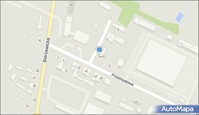 Gostynin, Przemysłowa, 7, mapa Gostynin