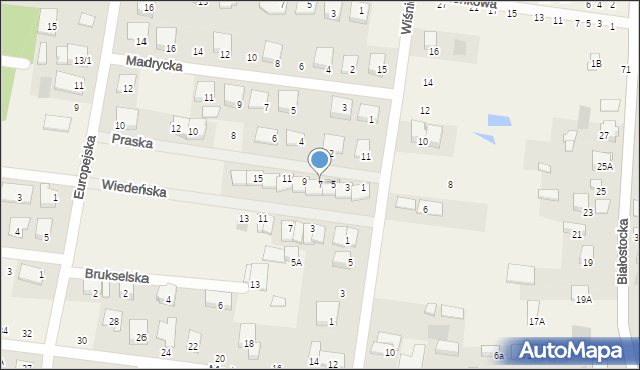 Grabówka, Praska, 7, mapa Grabówka