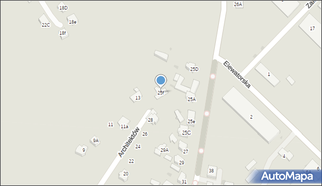 Grajewo, Przemysłowa, 25f, mapa Grajewo