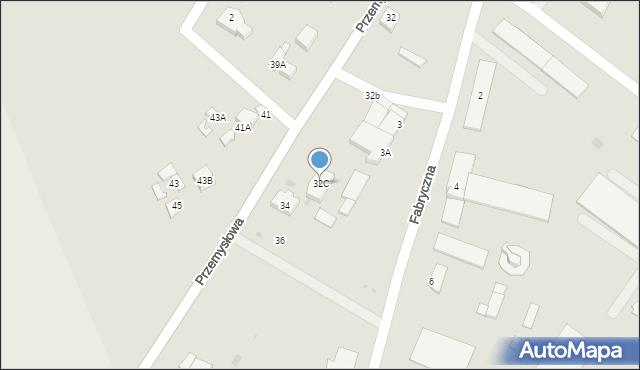 Grajewo, Przemysłowa, 32C, mapa Grajewo
