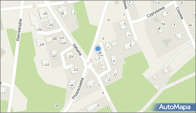 Granica, Pruszkowska, 39a, mapa Granica