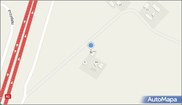 Grębocin, Przydatki, 9b, mapa Grębocin